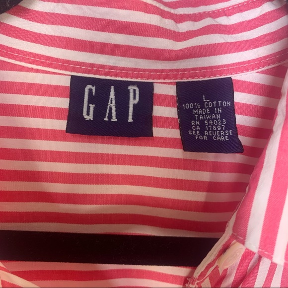 Vintage 1990s Gap Mens Button Down Shirt Large - Picture 4 of 6